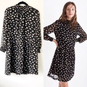 Madewell Mistlight Mockneck Dress Size Small